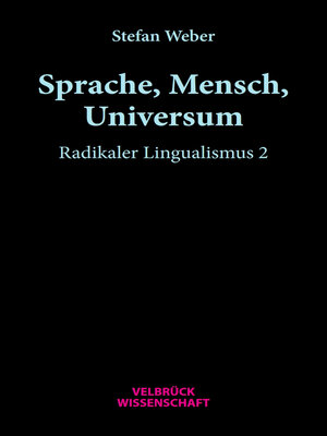 cover image of Sprache, Mensch, Universum